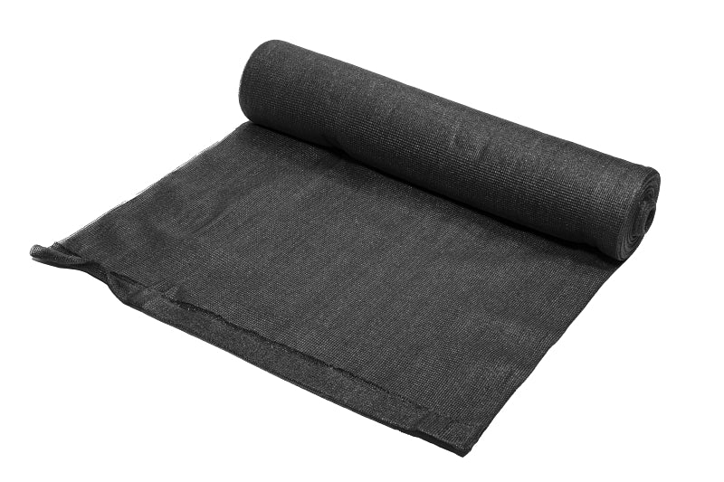 DEWITT DeWitt K6 Bulk Knitted Shade, 6 ft L, 100 ft W, Polyethylene, Black