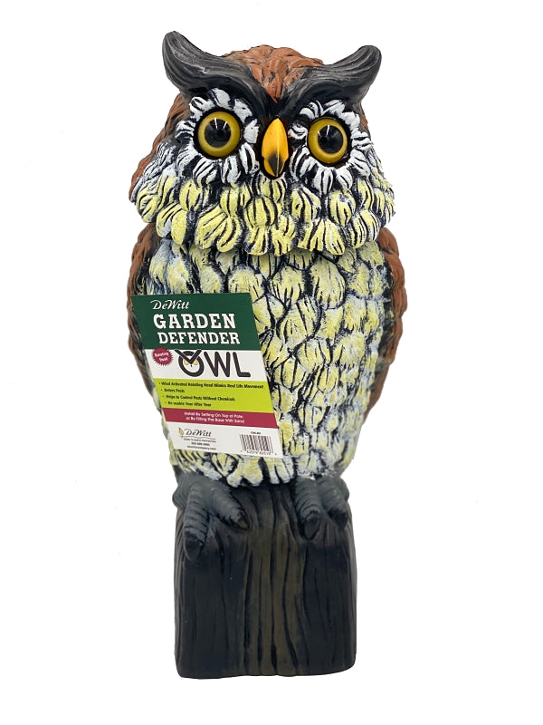 DEWITT DeWitt OWLRH Garden Defender Owl with Rotating Head, 7 in L, Repels: Birds, Pests, Rodents HARDWARE & FARM SUPPLIES DEWITT