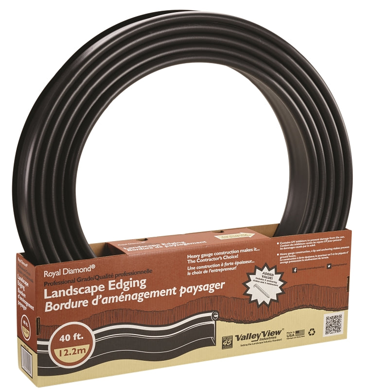 DEWITT DeWitt PRO-40 Lawn Edging, 40 ft L, 5 in H