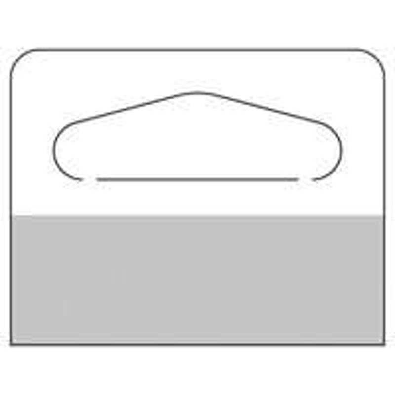 SOUTHERN IMPERIAL Southern Imperial RHT-1091-SH500 Hang Tab, Delta Hole, Plastic, Clear, For: 14 oz Packaging APPLIANCES & ELECTRONICS SOUTHERN IMPERIAL