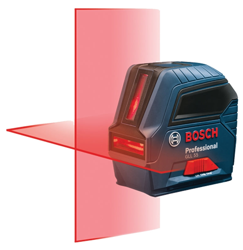 S-B POWER TOOL Bosch GLL 55 Cross-Line Laser, 50 ft, +/-1/8 in at 33 ft Accuracy, 2-Line TOOLS S-B POWER TOOL