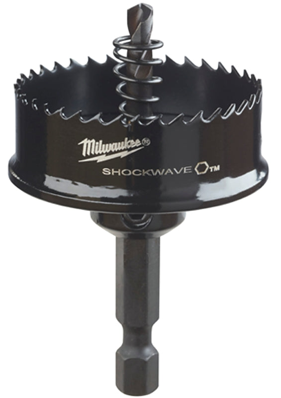 MILWAUKEE Milwaukee 49-56-9835 Hole Saw, 1-1/2 in Dia, 1/2 in D Cutting, 1/4 in Arbor, 8 TPI, HSS Cutting Edge