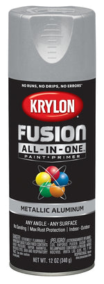 KRYLON Krylon K02766007 Spray Paint, Metallic, Aluminum, 12 oz, Can