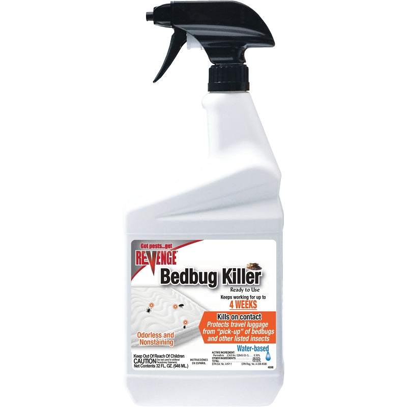 BONIDE Bonide 573 Bed Bug Killer, Liquid, Spray Application, 1 qt Bottle LAWN & GARDEN BONIDE