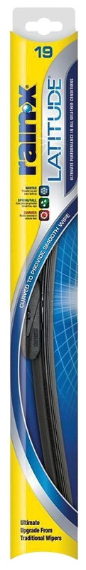 RAIN-X Rain-X Latitude 5079276-1/5079276 Winter Wiper Blade, 19 in, Curved Blade, Rubber AUTOMOTIVE RAIN-X