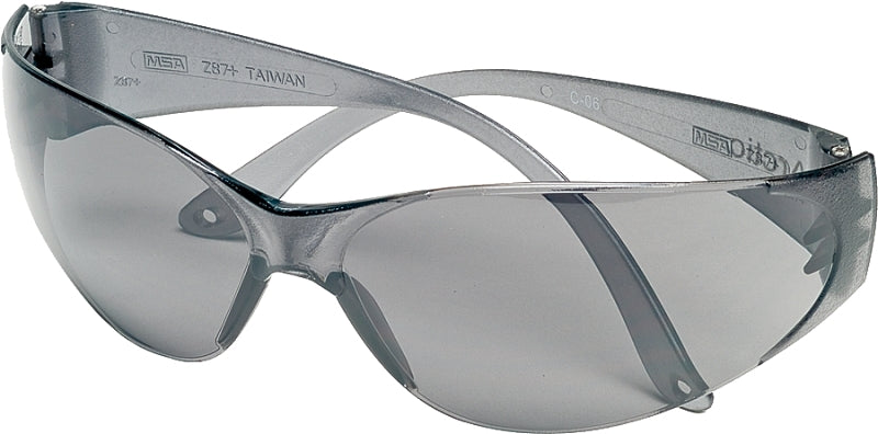 BOSS MFG MSA 697515 Safety Glasses, Anti-Scratch Lens, Polycarbonate Lens, Wraparound Frame