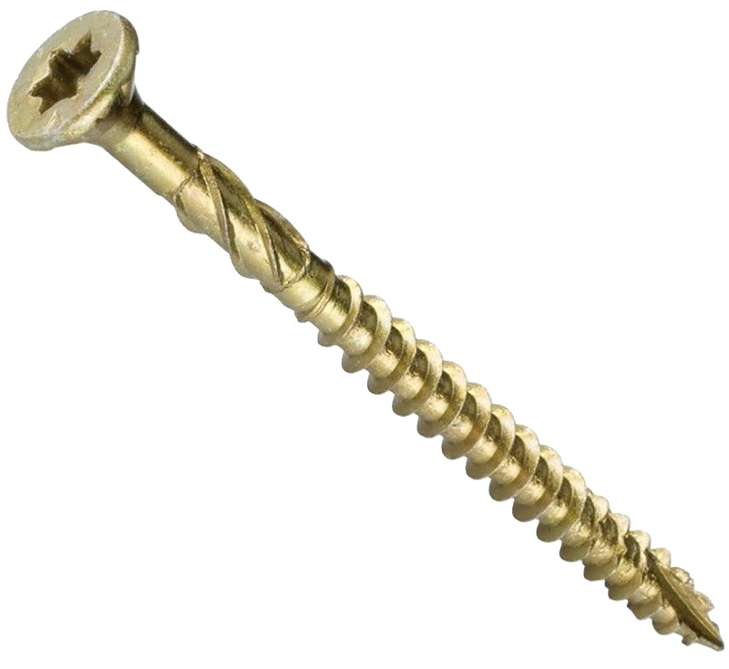 GRK FASTENERS GRK Fasteners R4 103105 Screw, #9 Thread, 3-1/8 in L, W-Cut Thread, Countersunk Head, Star Drive, Steel, Climatek-Coated HARDWARE & FARM SUPPLIES GRK FASTENERS