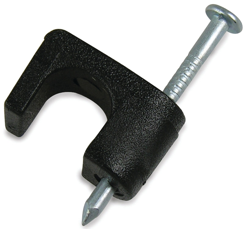 GB Gardner Bender PSB-165 Cable Staple, 1/4 in W Crown, 15/16 in L Leg, Plastic/Polyethylene