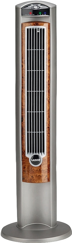 LASKO Lasko Wind Curve T42954 Tower Fan with Remote Control, 120 V, Plastic Housing Material, Gray/Woodgrain APPLIANCES & ELECTRONICS LASKO