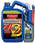 BIOADVANCED BioAdvanced 700335A Ant and Termite Killer, Liquid, Brush, Spray Application, 1.3 gal Can LAWN & GARDEN BIOADVANCED