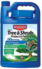 BIOADVANCED BioAdvanced 701615A Tree and Shrub Protect and Feed, Liquid, 1 gal Can LAWN & GARDEN BIOADVANCED