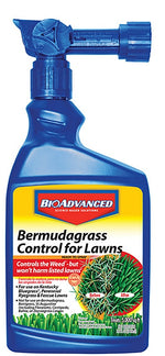 BIOADVANCED BioAdvanced 704100B Bermuda Grass Control, Liquid, Off-White, 32 oz Bottle