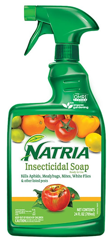 NATRIA Natria 706230A Insecticidal Soap, Liquid, Spray Application, 24 oz Can LAWN & GARDEN NATRIA