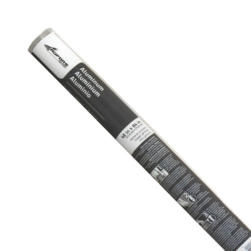 ADFORS Adfors 10107 Screen Wire, 7 ft L, 48 in W, Aluminum, Bright