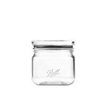 BALL Ball 2133569 Stack and Store Jar, 4 Cup, Glass, 4.8 in L, 4.8 in W, 4.8 in H