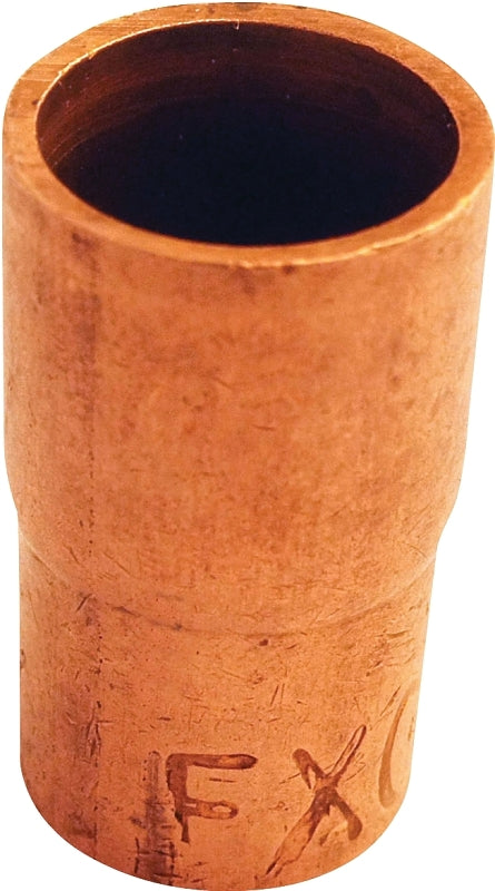 NIBCO INC. Nibco C6002 Series W00917D Reducing Pipe Coupling, 1-1/2 x 3/4 in, FTG x Sweat, Copper, 577 psi Pressure