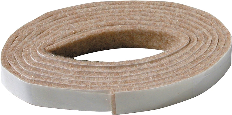 SHEPHERD Shepherd Hardware Felt ClothGard Series 9818 Protective Pad Roll, Felt Cloth, Beige, 58 in L, 1/2 in W, Rectangular HARDWARE & FARM SUPPLIES SHEPHERD