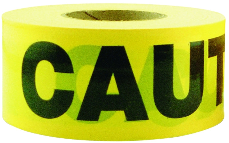 CH HANSON CH Hanson 16000 Safety Barricade Tape, 1000 ft L, 3 in W, Black/Yellow, PVC TOOLS CH HANSON