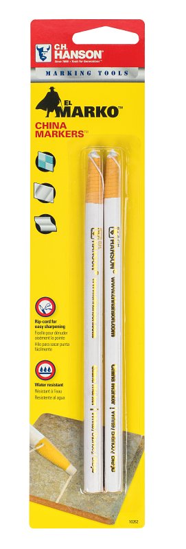 CH HANSON CH Hanson 10262 China Marker, White, 6-3/4 in L TOOLS CH HANSON