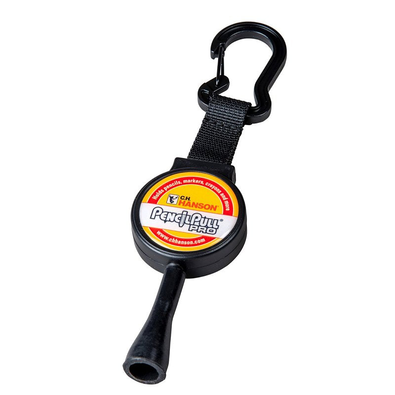 CH HANSON CH Hanson 10573 Retractable String Carpenter Pencil, 48 in L, Metal/Plastic Barrel, Black Barrel TOOLS CH HANSON