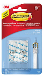 COMMAND HOOK TOGGLE WIRE CLEAR MED 2LB