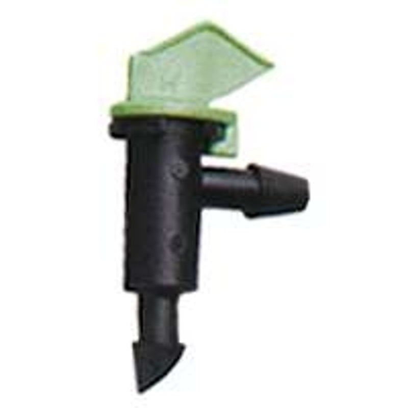 RAINDRIP Raindrip 122010B Flag Dripper, 2 gph gph, Green