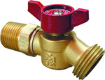 B & K INDUSTRIES B & K 102-354HN Hose Bibb, 3/4 x 3/4 in Connection, MPT x Male Hose, 125 psi Pressure, Brass Body, Antique