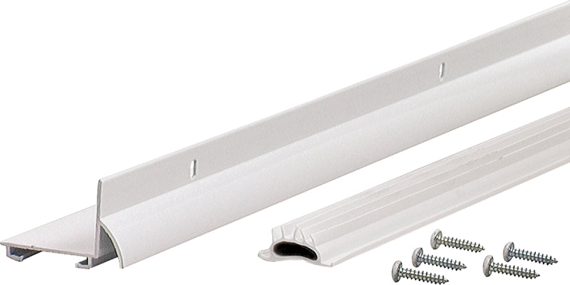 M-D M-D DB001 Series 69514 Door Bottom with Drip Cap, 48 in L, 1-1/4 in W, 1-1/4 in H, Aluminum HARDWARE & FARM SUPPLIES M-D