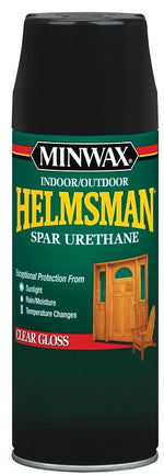 MINWAX Minwax 33250000 Spar Varnish, Clear Gloss, Clear, Liquid, 11.5 oz Aerosol Can PAINT MINWAX