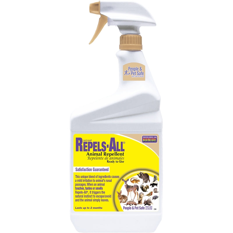 BONIDE Bonide Repels All 238 Animal Repellent Bottle, Ready-to-Use LAWN & GARDEN BONIDE