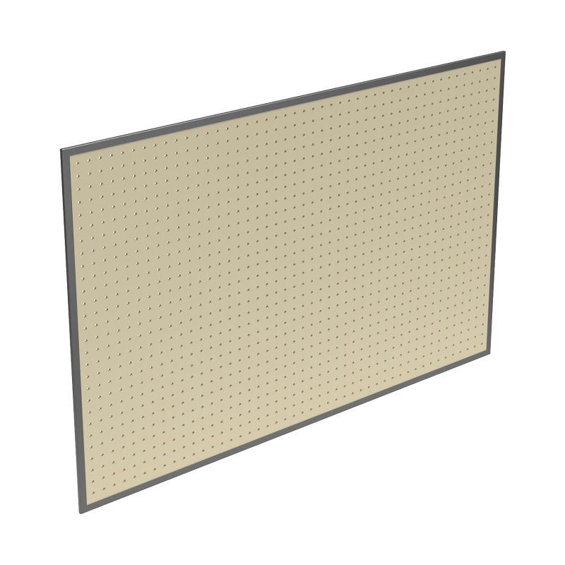 KC STORE FIXTURES Lozier XP430P.1H1 Extended Pegboard Panel, 4 ft OAW, 30 in OAH, Aluminum