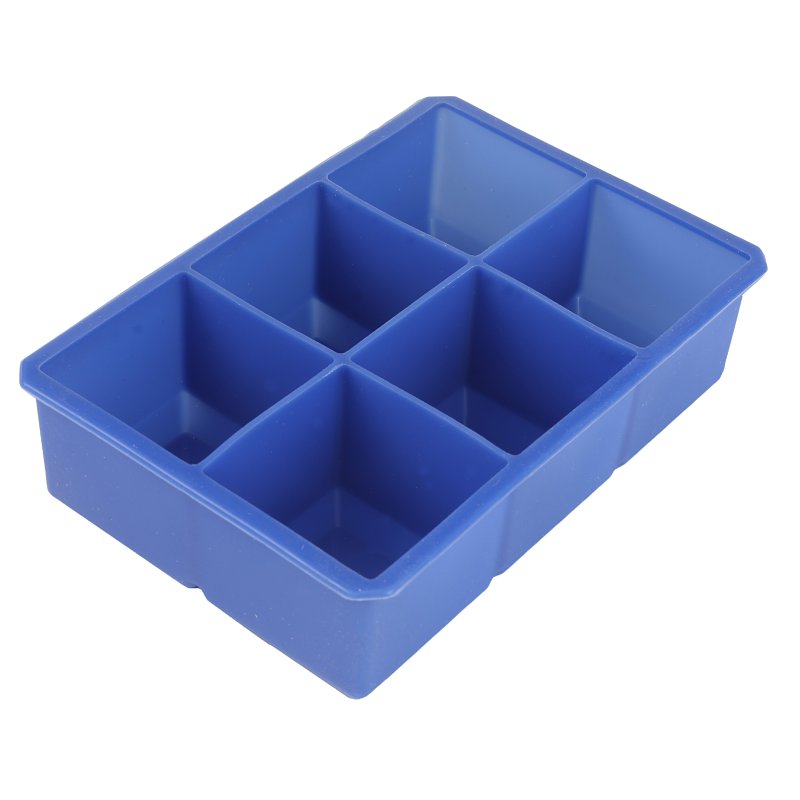 CHEF CRAFT Chef Craft 21967 Ice Cube Tray, 6 Cubes, Silicone, Dishwasher Safe: Yes