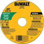 DEWALT DEWALT DW8072 Cutting Wheel, 4-1/2 in Dia, 0.045 in Thick, 7/8 in Arbor, Medium, Silicone Carbide Abrasive TOOLS DEWALT