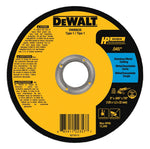 DEWALT DEWALT DW8063 Cutting Wheel, 5 in Dia, 0.045 in Thick, 7/8 in Arbor, 60 Grit, Aluminum Oxide Abrasive TOOLS DEWALT