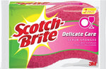 SCOTCH-BRITE Scotch-Brite DD-3 Scrub Sponge, 4.4 in L, 2.6 in W, 0.8 in Thick, Cellulose, Pink CLEANING & JANITORIAL SUPPLIES SCOTCH-BRITE