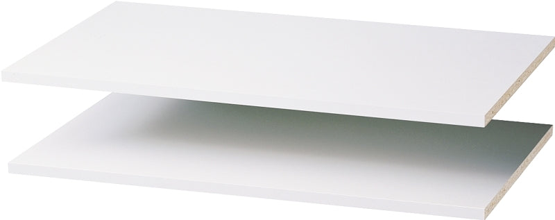 STOW Easy Track RS1436 Series Adjustable Shelf, White, 14 in L, 34-7/8 in W, Wood HARDWARE & FARM SUPPLIES STOW