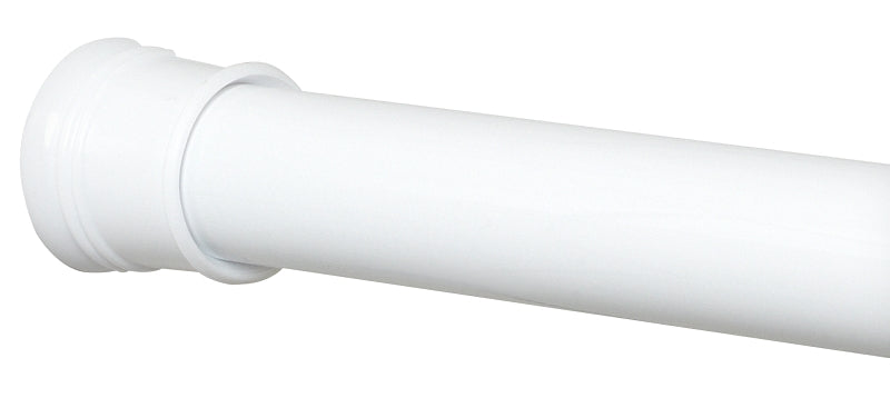 ZENNA HOME Zenith 886ALWW Shower Curtain Rod, 86 in L Adjustable, Aluminum HARDWARE & FARM SUPPLIES ZENNA HOME