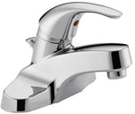 PEERLESS FAUCET Delta Peerless Tunbridge Series P188620LF Bathroom Faucet, 1.2 gpm, 1-Handle, Brass, Chrome-Plated, Lever Handle