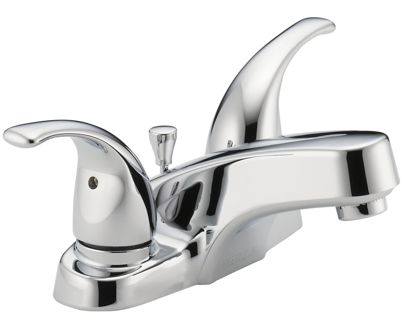 PEERLESS FAUCET Delta Peerless Tunbridge Series P299628LF Bathroom Faucet, 1.2 gpm, 2-Handle, Metal, Chrome Plated, Lever Handle