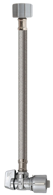 KEENEY Keeney 2622PCPOLFC12K Quick Lock Valve, 5/8 in Connection, Compression, 125 psi Pressure, 160 deg F Temperature