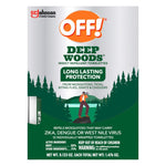 OFF OFF! Deep Woods 54996 Insect Repellent Towelette, 12 CT Pack, Liquid, Clear/White, Alcohol