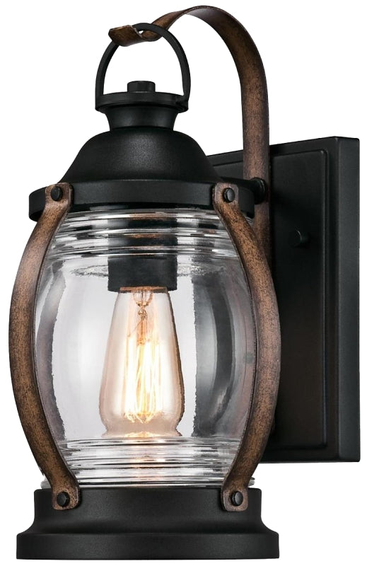 WESTINGHOUSE Westinghouse 63351 Wall Fixture, Black Fixture, Barnwood Fixture ELECTRICAL WESTINGHOUSE