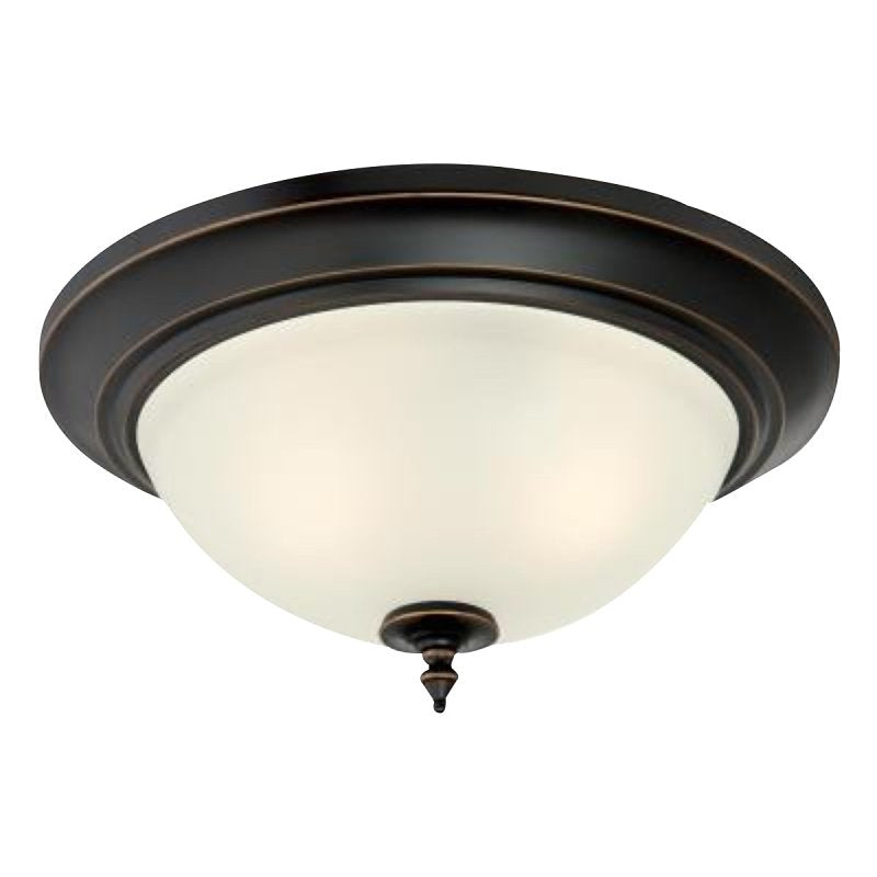 WESTINGHOUSE Westinghouse Harwell Series 6304800 Flush-Mount Lighting, 120 V, 60 W, 2-Lamp, Incandescent, LED Lamp, Metal Fixture ELECTRICAL WESTINGHOUSE