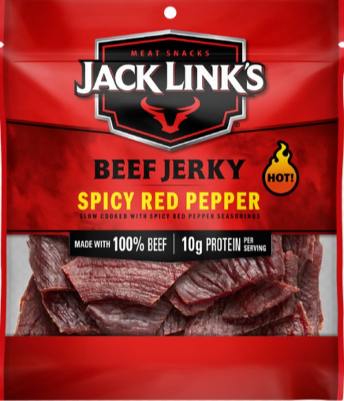 MIDWEST DISTRIBUTION Jack Link's 10000039730 Beef Jerky, Spicy Red Pepper, 2.85 oz Bag HOUSEWARES MIDWEST DISTRIBUTION