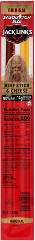 MIDWEST DISTRIBUTION Jack Link's 10000039591 Beef and Cheese Stick Combo, Original, 2.45 oz HOUSEWARES MIDWEST DISTRIBUTION