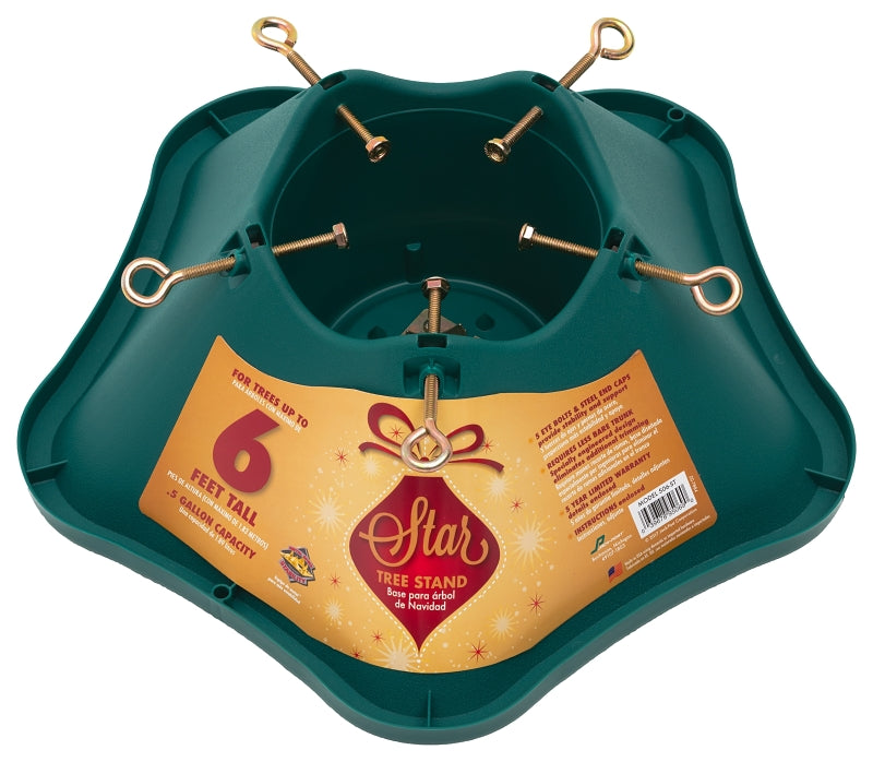 PANACEA PRODUCTS CORP Jack-Post 506-ST Natural Tree Stand, Plastic, Green
