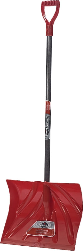 GARANT Garant NPM18KDU Snow Shovel, 18 in W Blade, 13-1/2 in L Blade, Poly Blade, Wood Handle, 51 in OAL LAWN & GARDEN GARANT