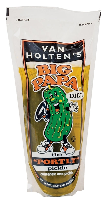 VAN HOLTENS Van Holtens Big Papa Series DILL12 Jumbo Pickle, Hearty Dill Flavor, 13.2 oz Case