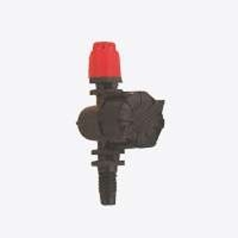 RAINDRIP Raindrip A180010B Stream Sprayer, 1/4 in Connection, 18.9 sq-ft Coverage Area, 4 to 20 gph, Black, Full-Circle
