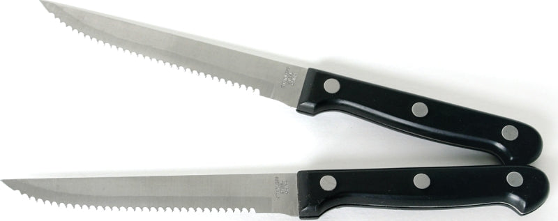 CHEF CRAFT Chef Craft 21132 Steak Knife Set, 4-1/2 in L Blade, Stainless Steel Blade HOUSEWARES CHEF CRAFT